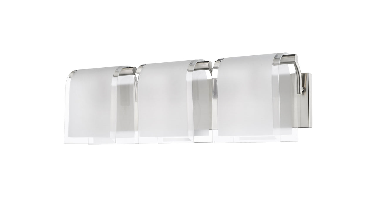 Vanity Z-Lite 169-3V-BN Brushed Nickel Zephyr 3 Light Vanity Z-Lite