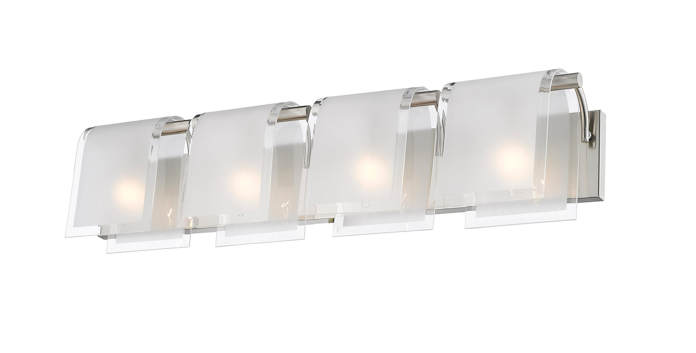 Vanity Z-Lite 169-4V-BN Brushed Nickel Zephyr 4 Light Vanity Z-Lite