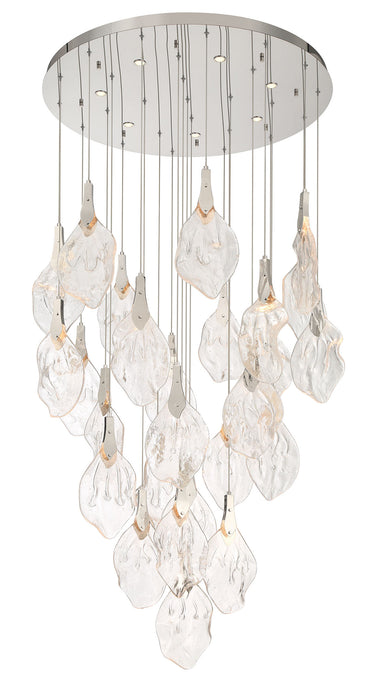 Eurofase 49920-017 Jateo 40" Polished Nickel LED Chandelier