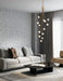 Eurofase 50256-020 Athena 28" Antique Gold LED Chandelier