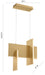 Eurofase 37346-010 Coburg 20" Gold LED Chandelier