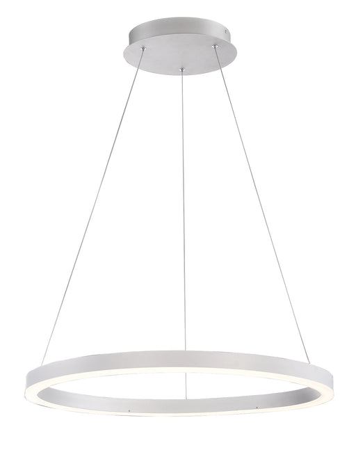 Eurofase 31471-015 Spunto 28" Brushed Silver LED Chandelier