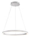 Eurofase 31471-015 Spunto 28" Brushed Silver LED Chandelier