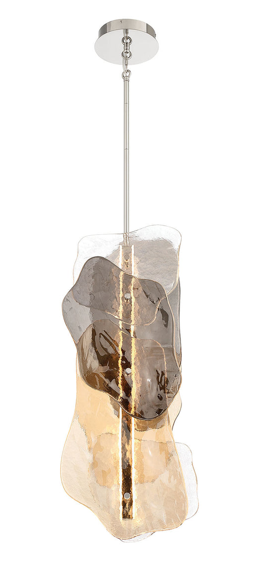 Eurofase 50463-015 Grotto 36" Polished Nickel LED Pendant Light