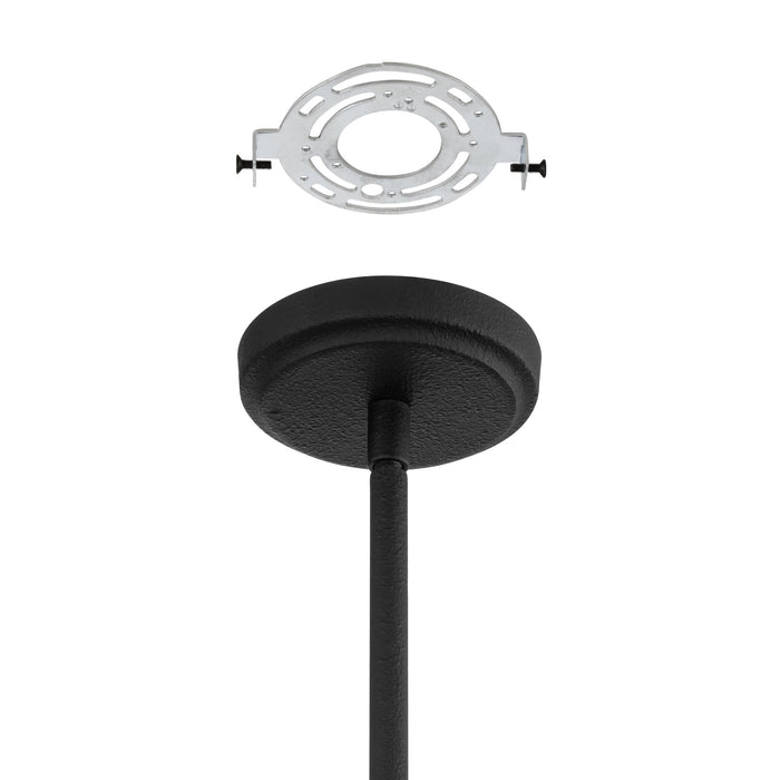 Chandelier Thesis 207263A Dahlia 28 inch 8 light Textured Black Chandelier with Opal Glass Shades THESIS