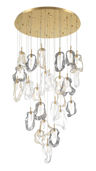 Eurofase 49238-013 Norah 39" Gold LED Chandelier