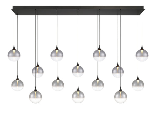 Eurofase 48939-027 Iissa 72" Matte Black LED Chandelier