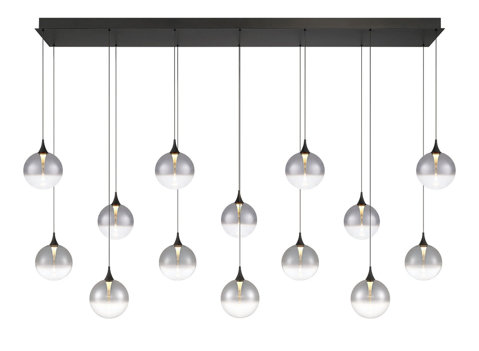 Eurofase 48939-027 Iissa 72" Matte Black LED Chandelier