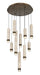 Eurofase 50130-023 Cambre 22" Antique Brass LED Chandelier