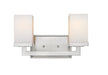 Vanity Z-Lite 1900-2V Brushed Nickel Tidal 2 Light Vanity Z-Lite