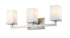 Vanity Z-Lite 1900-3V Brushed Nickel Tidal 3 Light Vanity Z-Lite