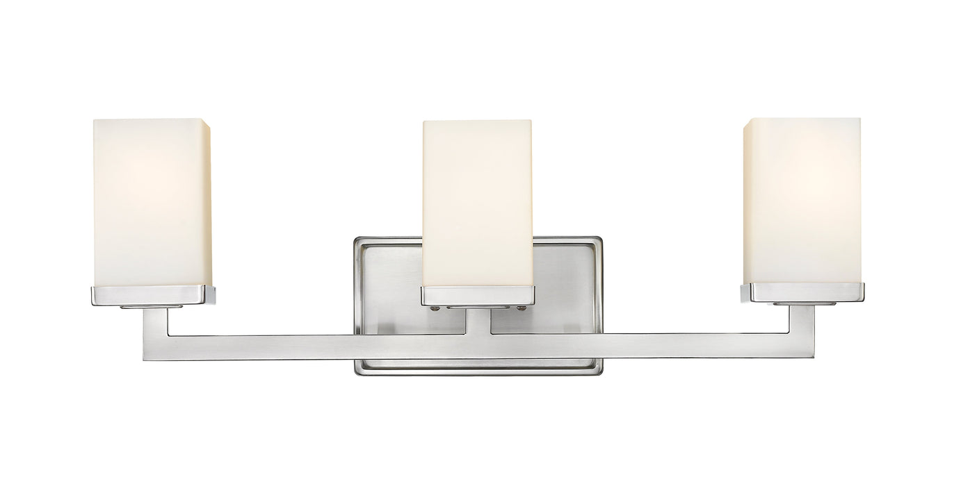 Vanity Z-Lite 1900-3V Brushed Nickel Tidal 3 Light Vanity Z-Lite