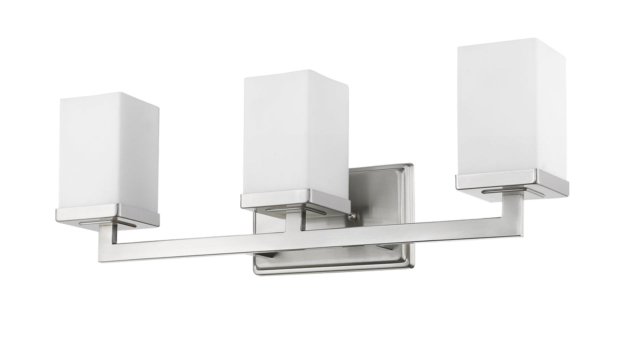 Vanity Z-Lite 1900-3V Brushed Nickel Tidal 3 Light Vanity Z-Lite