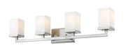 Vanity Z-Lite 1900-4V Brushed Nickel Tidal 4 Light Vanity Z-Lite