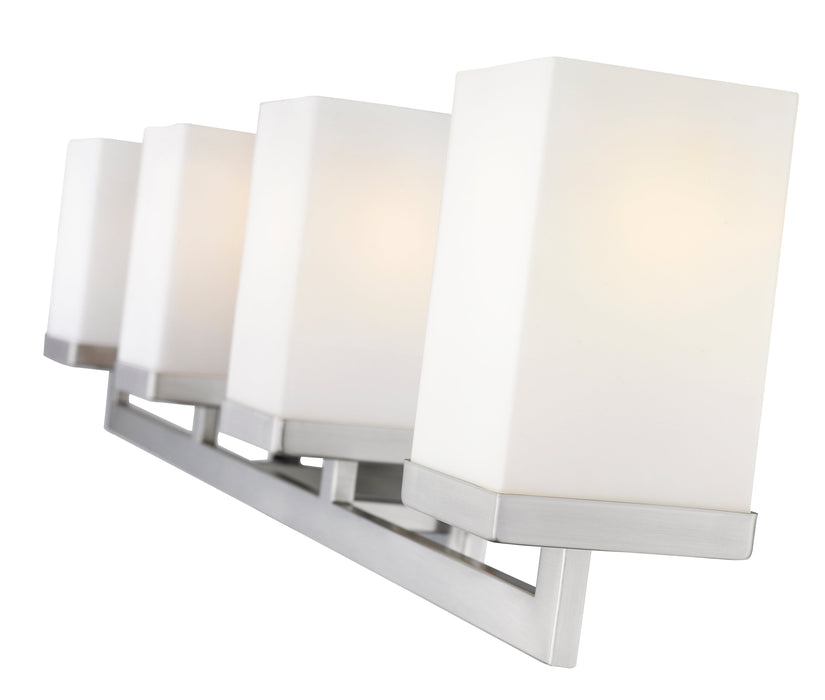 Vanity Z-Lite 1900-4V Brushed Nickel Tidal 4 Light Vanity Z-Lite