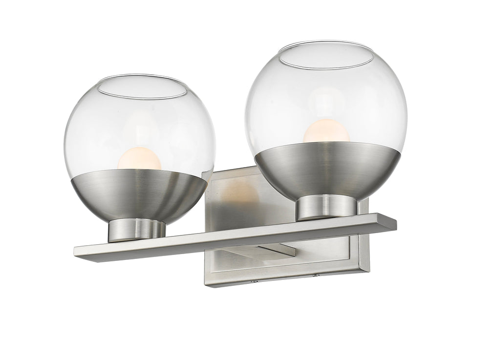 Vanity Z-Lite 1924-2V-BN-LED Brushed Nickel Osono 2 Light Vanity Z-Lite