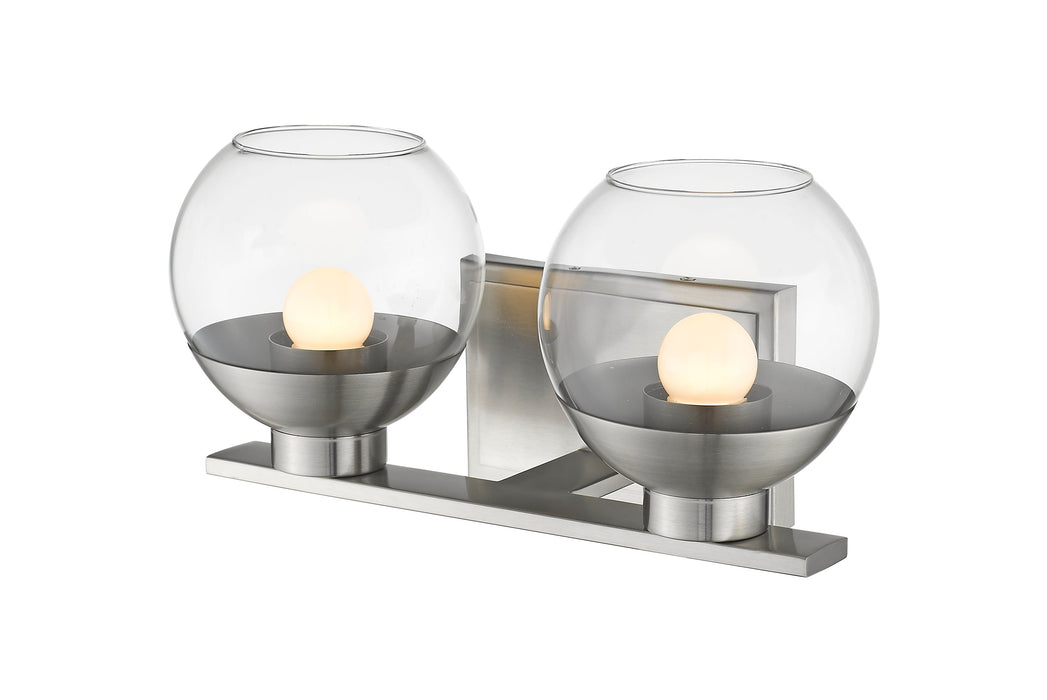 Vanity Z-Lite 1924-2V-BN-LED Brushed Nickel Osono 2 Light Vanity Z-Lite