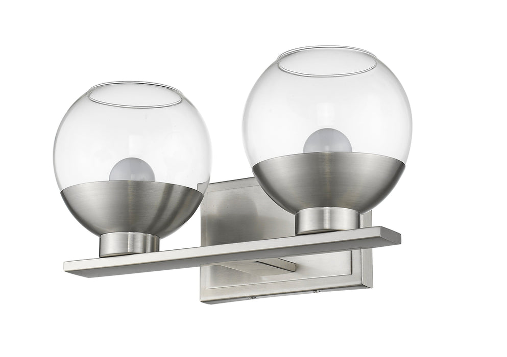 Vanity Z-Lite 1924-2V-BN-LED Brushed Nickel Osono 2 Light Vanity Z-Lite