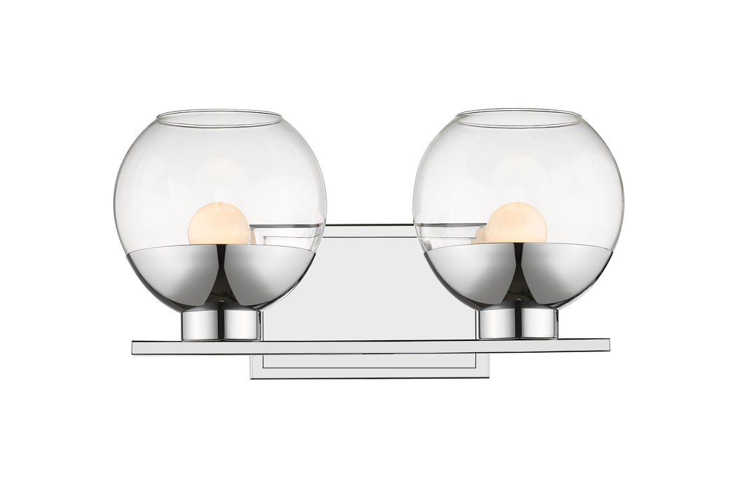 Vanity Z-Lite 1924-2V-CH-LED Chrome Osono 2 Light Vanity Z-Lite