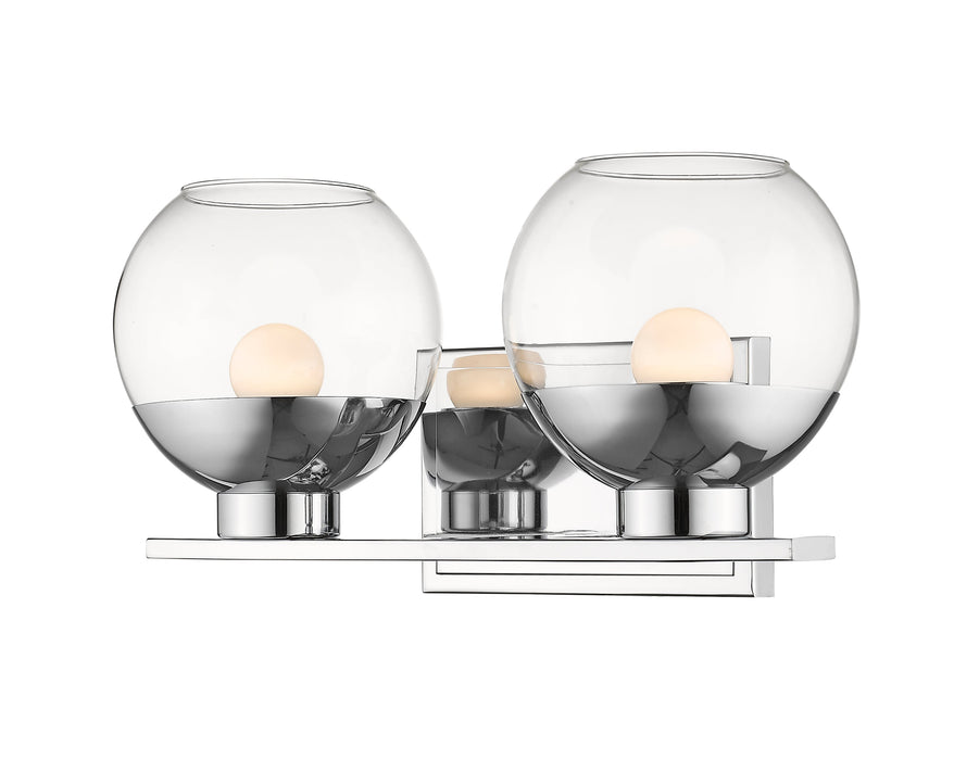 Vanity Z-Lite 1924-2V-CH-LED Chrome Osono 2 Light Vanity Z-Lite