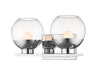 Vanity Z-Lite 1924-2V-CH-LED Chrome Osono 2 Light Vanity Z-Lite