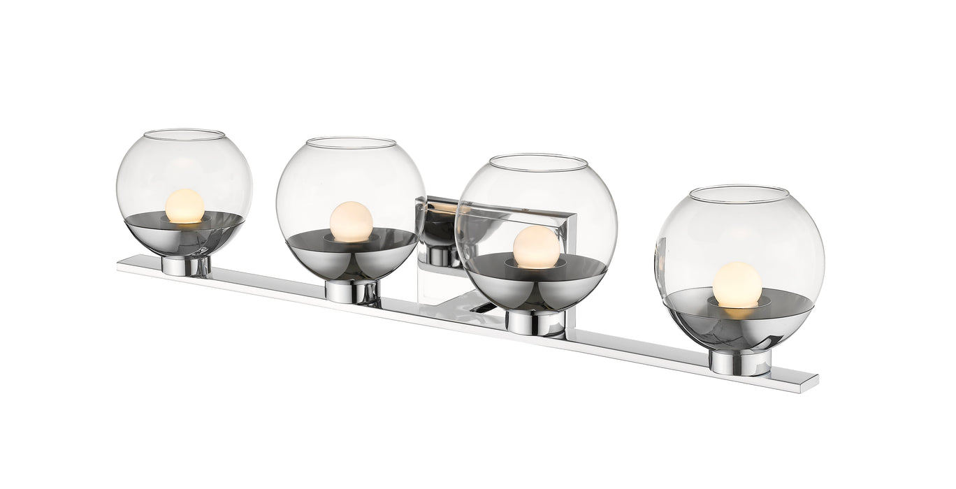 Vanity Z-Lite 1924-4V-CH-LED Chrome Osono 4 Light Vanity Z-Lite