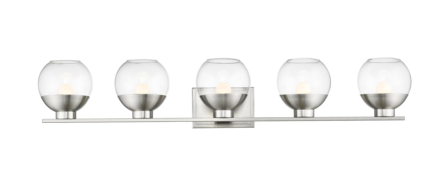 Vanity Z-Lite 1924-5V-BN-LED Brushed Nickel Osono 5 Light Vanity Z-Lite