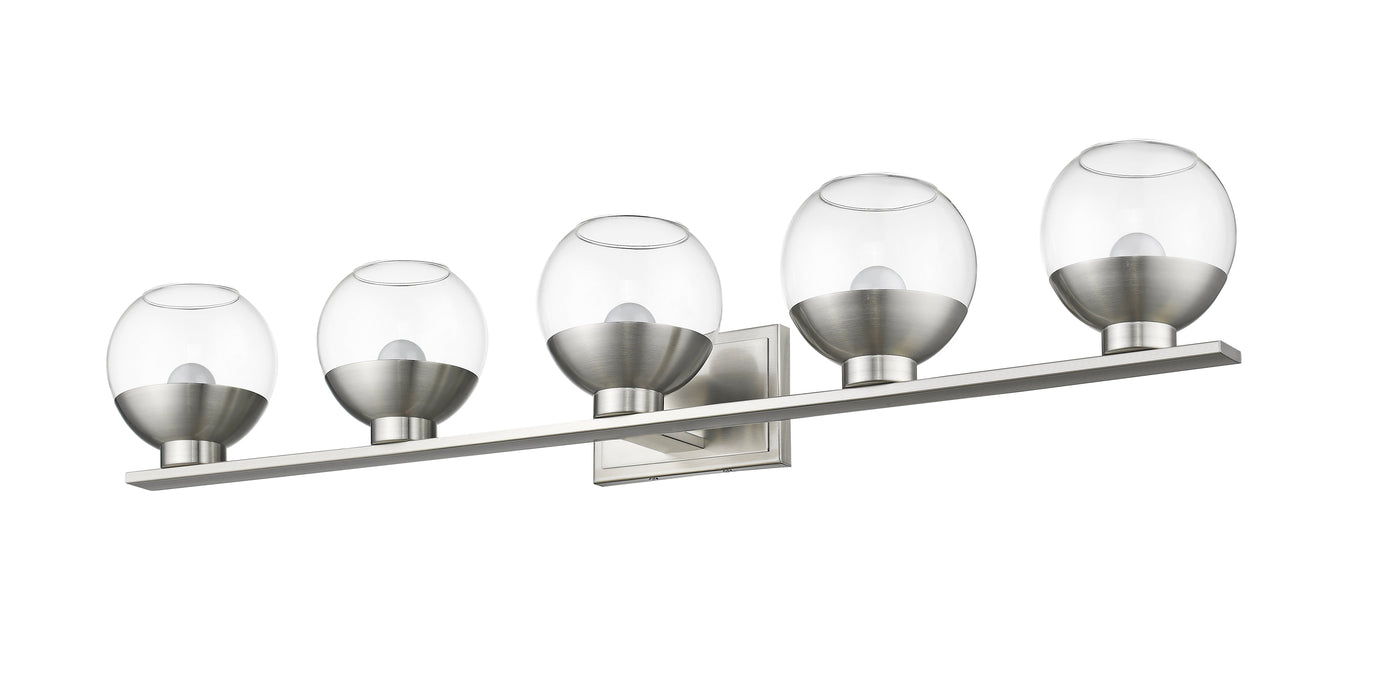Vanity Z-Lite 1924-5V-BN-LED Brushed Nickel Osono 5 Light Vanity Z-Lite