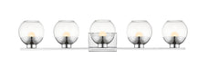 Vanity Z-Lite 1924-5V-CH-LED Chrome Osono 5 Light Vanity Z-Lite