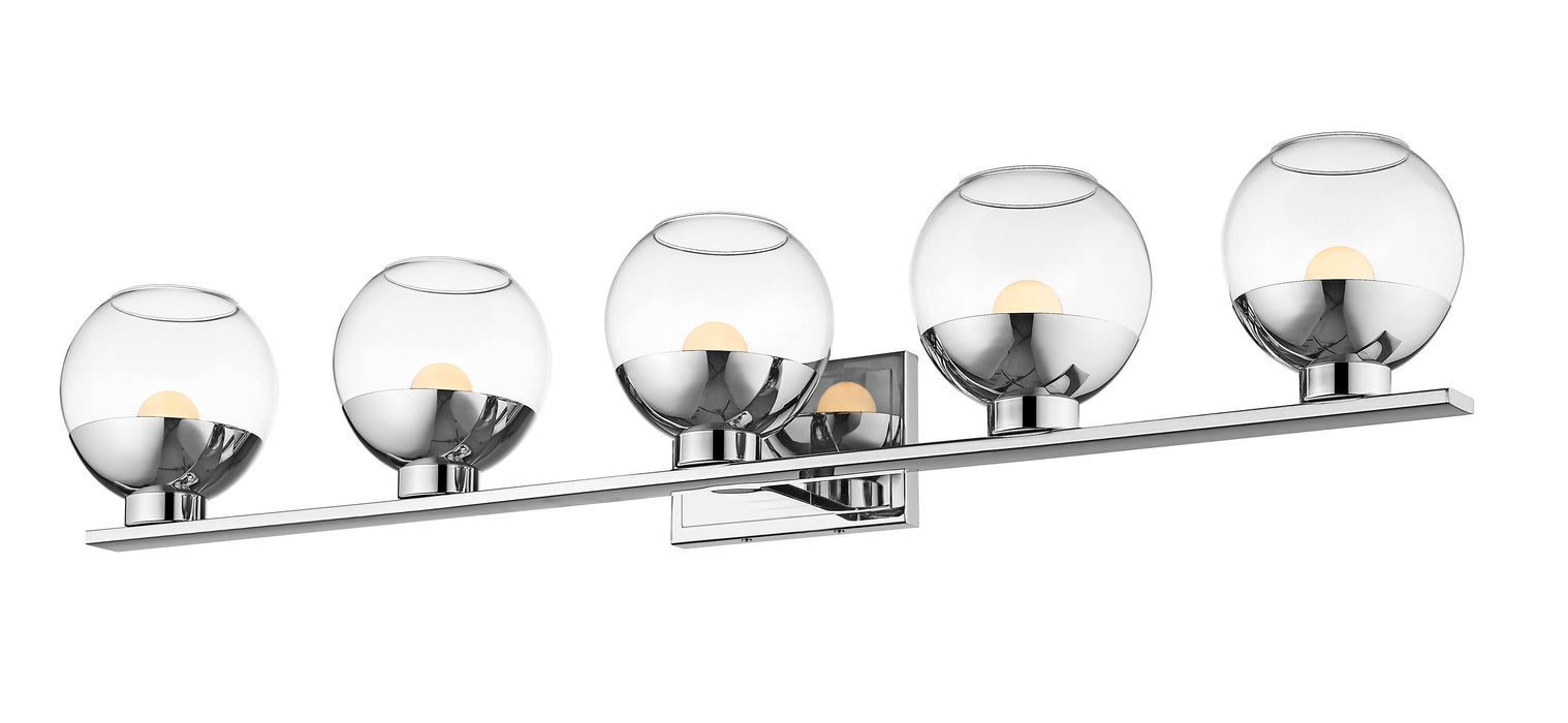 Vanity Z-Lite 1924-5V-CH-LED Chrome Osono 5 Light Vanity Z-Lite