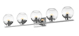 Vanity Z-Lite 1924-5V-CH-LED Chrome Osono 5 Light Vanity Z-Lite