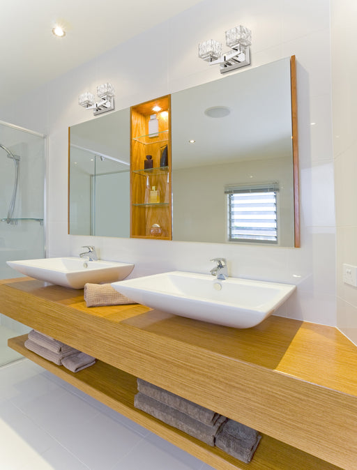 Vanity Z-Lite 1927-2V-CH-LED Chrome Rubicon 2 Light Vanity Z-Lite