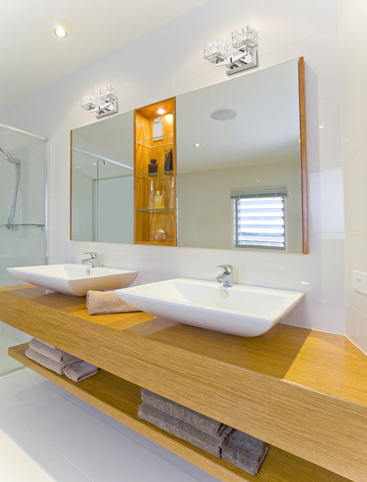 Vanity Z-Lite 1927-2V-CH-LED Chrome Rubicon 2 Light Vanity Z-Lite