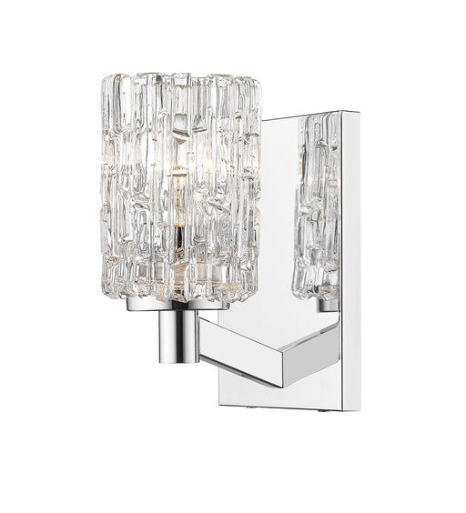 Wall Sconce Z-Lite 1931-1S-CH Chrome Aubrey 1 Light Wall Sconce Z-Lite