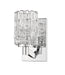 Wall Sconce Z-Lite 1931-1S-CH Chrome Aubrey 1 Light Wall Sconce Z-Lite