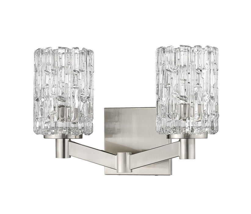 Vanity Z-Lite 1931-2V-BN Brushed Nickel Aubrey 2 Light Vanity Z-Lite
