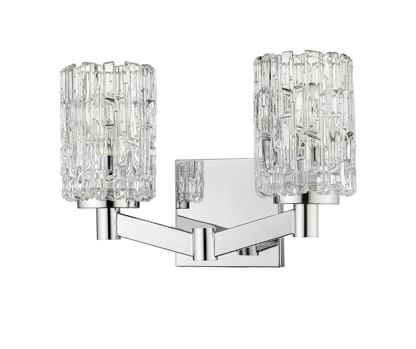 Vanity Z-Lite 1931-2V-CH Chrome Aubrey 2 Light Vanity Z-Lite