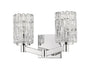 Vanity Z-Lite 1931-2V-CH Chrome Aubrey 2 Light Vanity Z-Lite