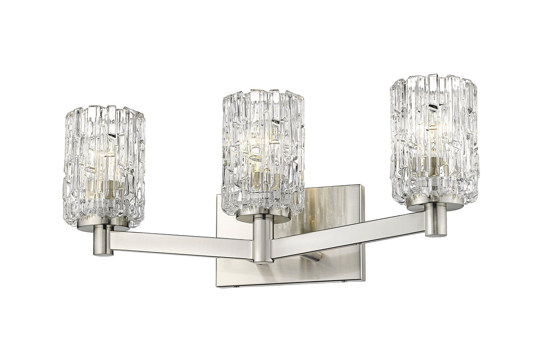 Vanity Z-Lite 1931-3V-BN Brushed Nickel Aubrey 3 Light Vanity Z-Lite