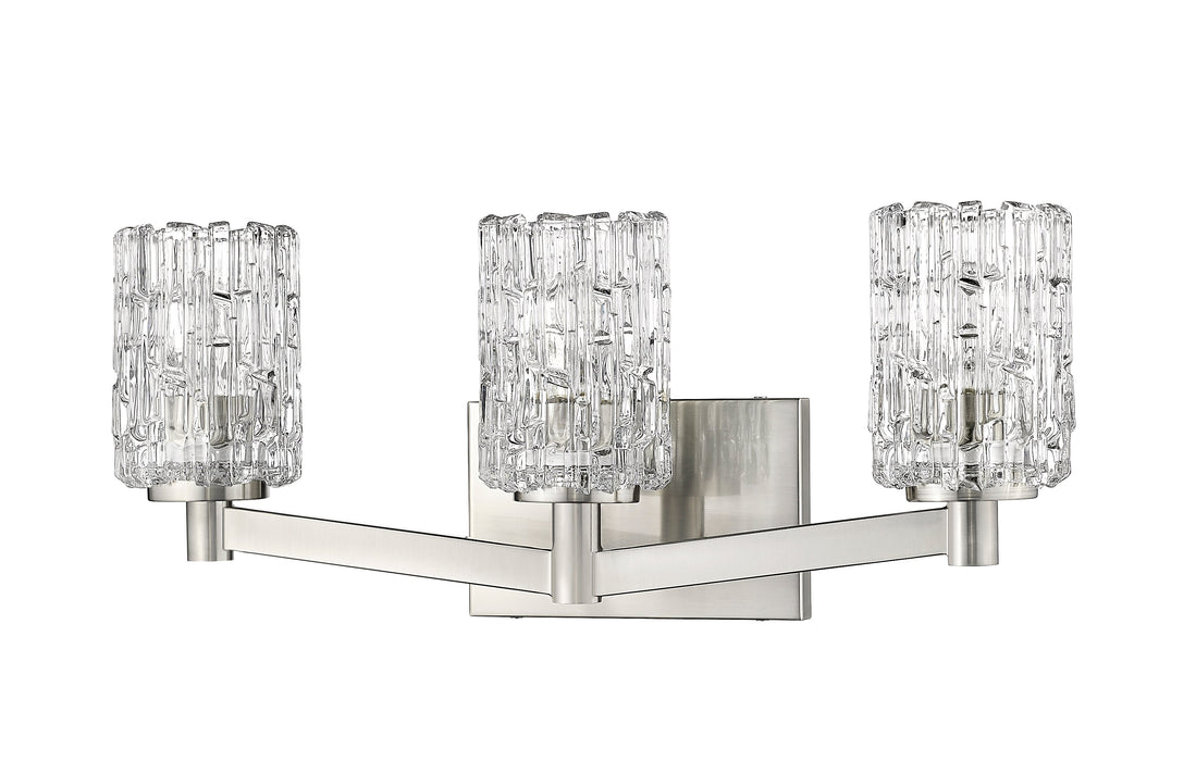 Vanity Z-Lite 1931-3V-BN Brushed Nickel Aubrey 3 Light Vanity Z-Lite