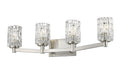 Vanity Z-Lite 1931-4V-BN Brushed Nickel Aubrey 4 Light Vanity Z-Lite