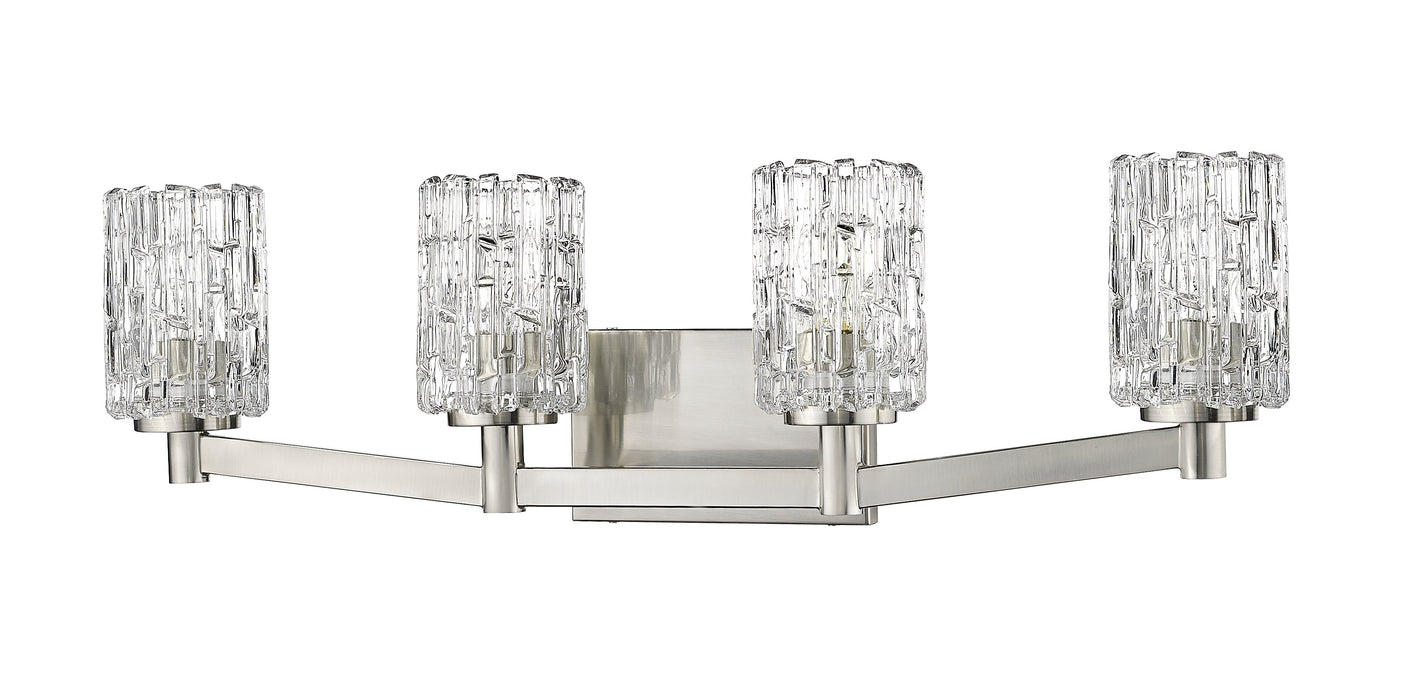 Vanity Z-Lite 1931-4V-BN Brushed Nickel Aubrey 4 Light Vanity Z-Lite