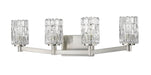 Vanity Z-Lite 1931-4V-BN Brushed Nickel Aubrey 4 Light Vanity Z-Lite