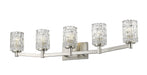 Vanity Z-Lite 1931-5V-BN Brushed Nickel Aubrey 5 Light Vanity Z-Lite