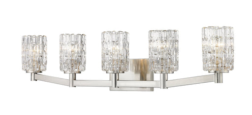 Vanity Z-Lite 1931-5V-BN Brushed Nickel Aubrey 5 Light Vanity Z-Lite
