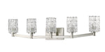Vanity Z-Lite 1931-5V-BN Brushed Nickel Aubrey 5 Light Vanity Z-Lite