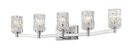 Vanity Z-Lite 1931-5V-CH Chrome Aubrey 5 Light Vanity Z-Lite