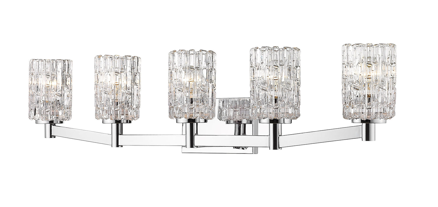 Vanity Z-Lite 1931-5V-CH Chrome Aubrey 5 Light Vanity Z-Lite
