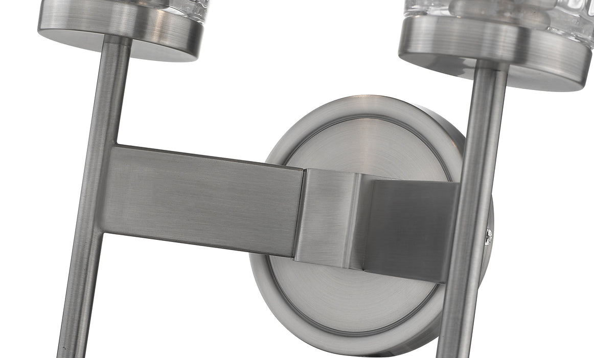 Wall Sconce Z-Lite 1932-2S-AN Antique Nickel Flair 2 Light Wall Sconce Z-Lite