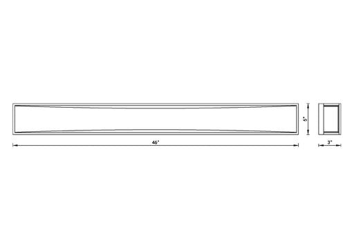 Vanity Z-Lite 1933-46CH-LED Chrome Baden 2 Light Vanity Z-Lite